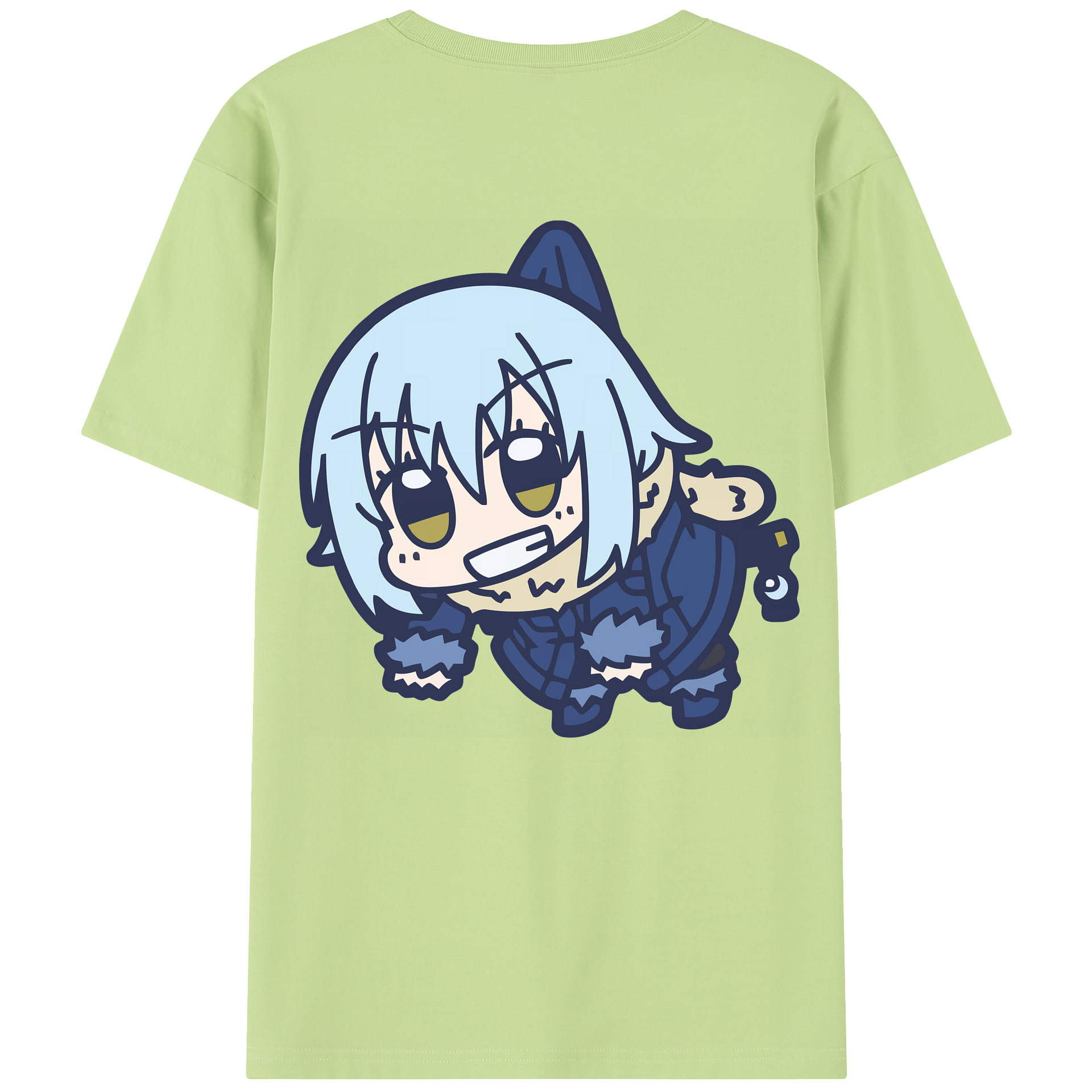 （画像用） 転スラ Regarding Reincarnated to Slime 綿100％半袖Tシャツ（背面プリント）